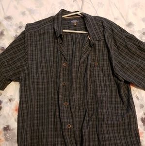 Quiksilver plaid button up